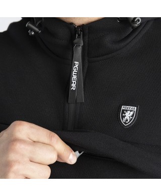 Hoodie “Ground Zero” Black - PgWear