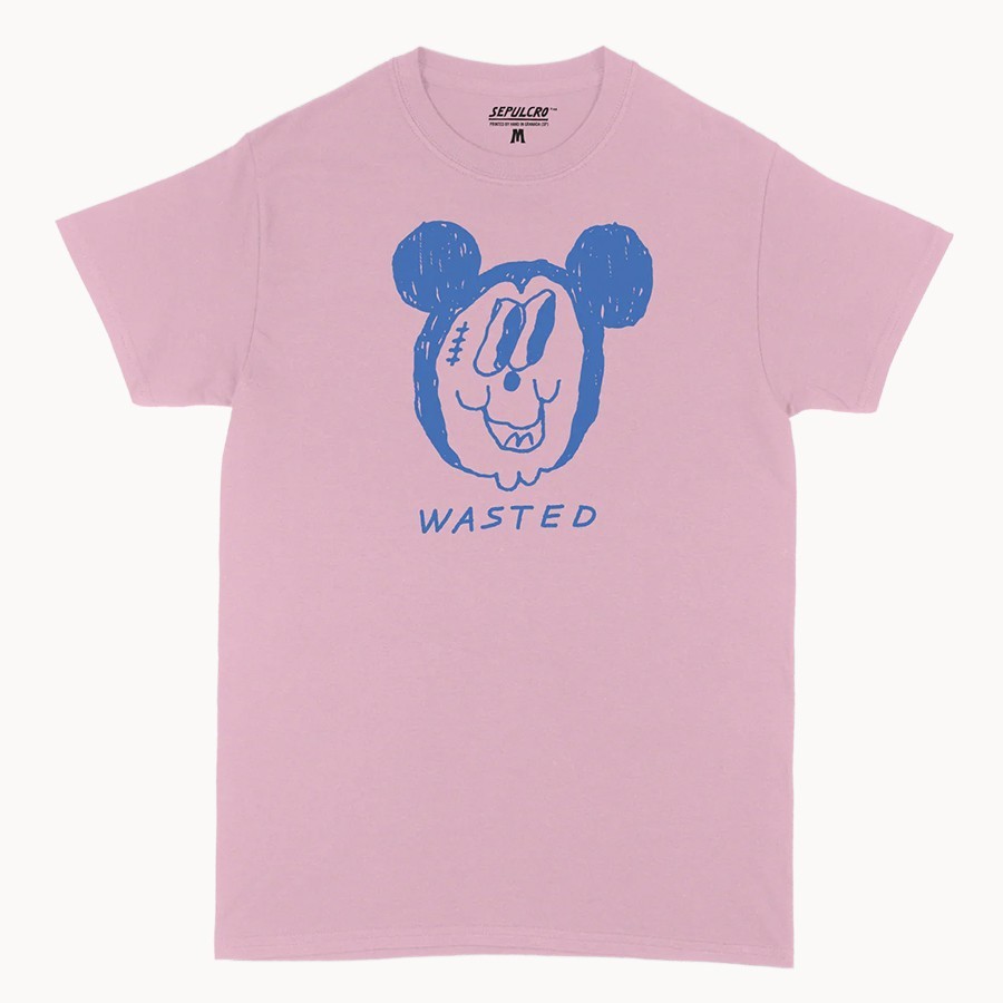 Wasted T-Shirt - Pink - Sepulcro