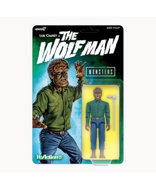 Universal Monsters Figura ReAction+ Wave 1 The Wolf Man - Super7