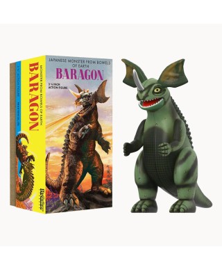 Figura Toho ReAction Wave 01 (Retro Tin) Baragon (Marusan Tin)- Super7
