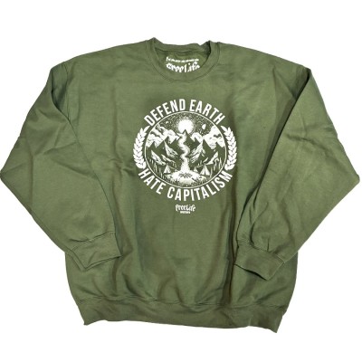 Sudadera Defend Earth Hate Capitalism - Freelife