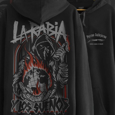 Sudadera Ninja La Rabia y los Sueños - Perros Callejeros