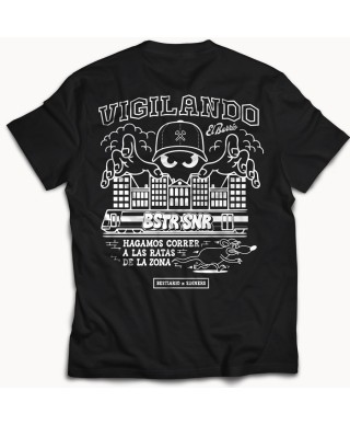 Camiseta Vigilando el barrio - Bestiario x Sinners