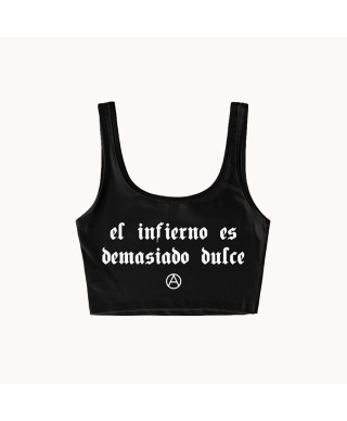 Top Infierno tirante ancho - Hard Way