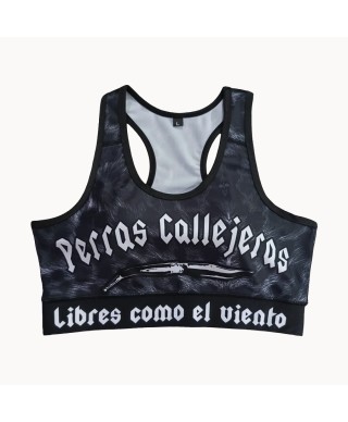 Top Black Leopard - Perras Callejeras