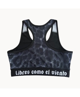 Top Black Leopard - Perras Callejeras