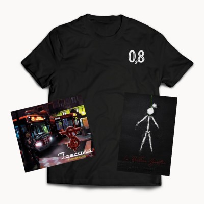 Pack Toscano ( Camiseta + Libro + CD)