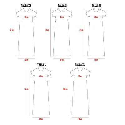 Vestido Urdin Beltza - Kijada