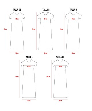 Vestido Urdin Beltza - Kijada