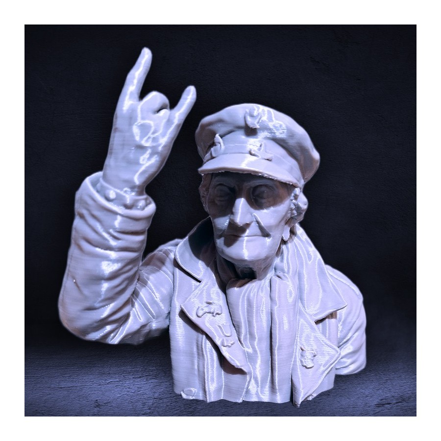 Estatua Abuela Rockera - Vallekas Custom