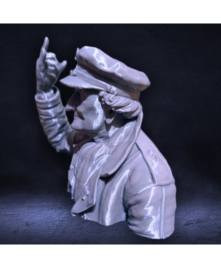 Estatua Abuela Rockera - Vallekas Custom