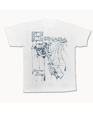 Camiseta "Ocupar el ahora" Blanca - Biznaga