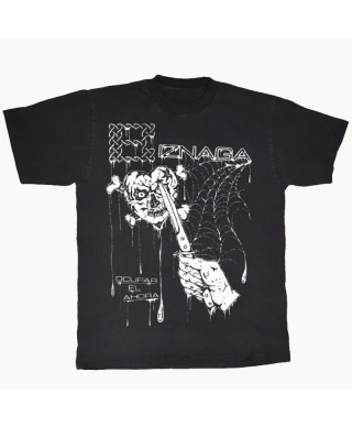 Camiseta "Ocupar el ahora" Negra - Biznaga