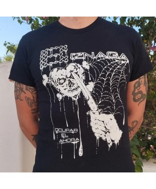 Camiseta "Ocupar el ahora" Negra - Biznaga