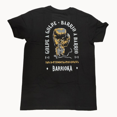 Camiseta Golpe a Golpe unisex negra - Barrioka