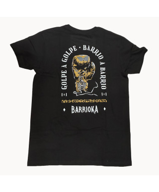 Camiseta Golpe a Golpe unisex negra - Barrioka