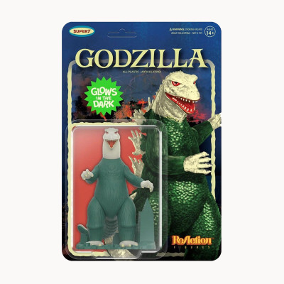 Godzilla Toho Figura ReAction Godzilla Model Kit (Glow)  - Super7