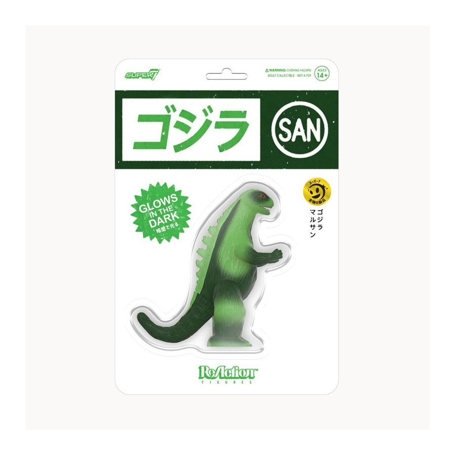 Godzilla Toho Figura ReAction Marusan L-Tail (Glow)  - Super7