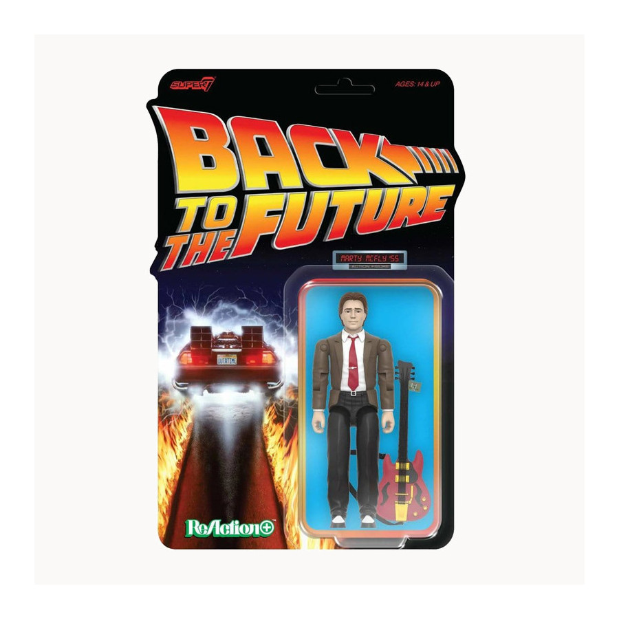 Regreso al Futuro Figura ReAction+ Wave 01 - Marty McFly  - Super7