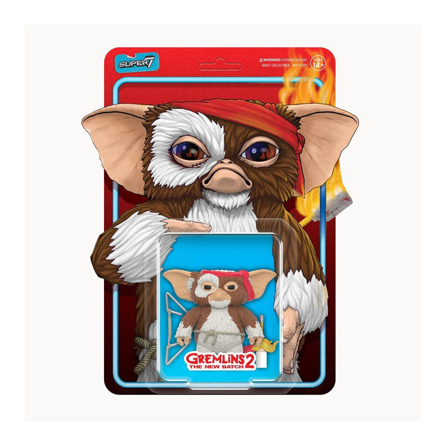 Gremlins Figura ReAction Gizmo (Battle Ready Character Card)  - Super7