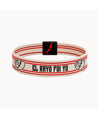 Pulsera "El Rayo Fui yo" - Peña Rayista Leipzig