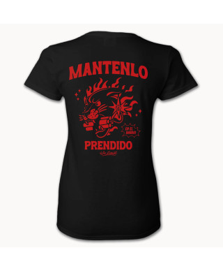 Camiseta Mantenlo Prendido Mujer - We Resist