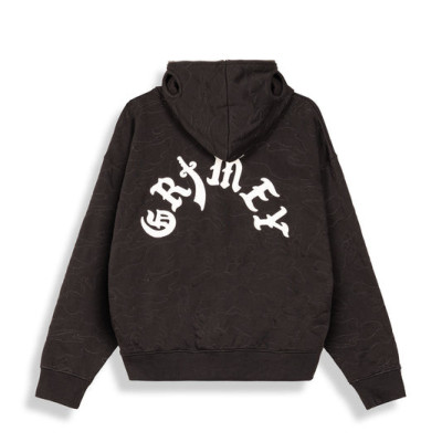 Sudadera Odd Cutlass Zipper Black - Grimey