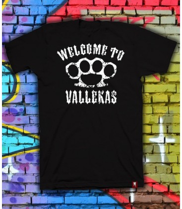 Camiseta Welcome To Vallekas Negra - Bloodsheds