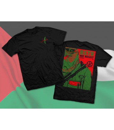 Camiseta Mujer Palestina - WE RESIST
