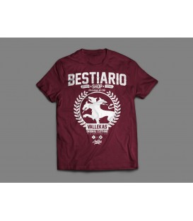 Camiseta Bestiario Shop Granate - WE RESIST