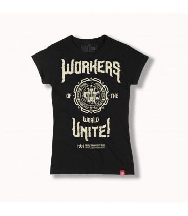 CAMISETA WORKERS UNITE! – ENTALLADA - Proletarian Clothing