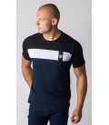 T-shirt “Center” Black/Navy - PgWear