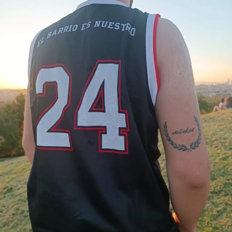 CAMISETA BALONCESTO VALLEKAS BLACK - FIGHT DOCTRINE