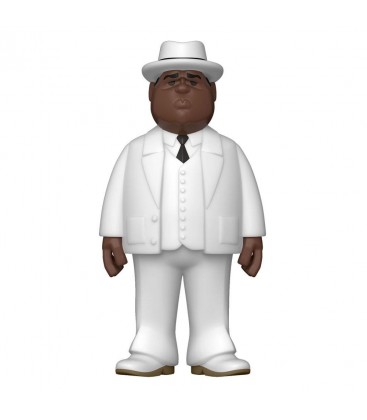 Notorious B.I.G. Vinyl Gold Figura Biggie Smalls White Suit 30 cm 