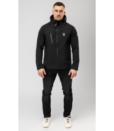 Full Face Softshell Jacket “Aggressive” Black - PgWear