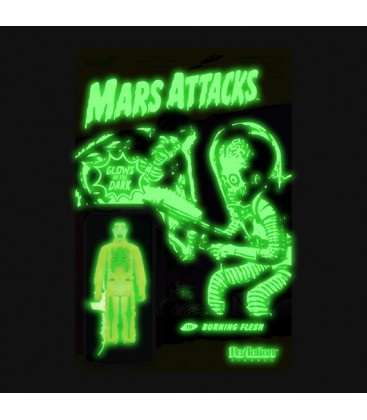Mars Attacks ReAction Figure Burning Flesh (Glow) - Super7