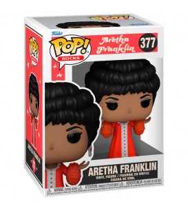 Aretha Franklin POP!  Rocks Vinyl Figura Aretha Franklin(AW Show) 9 cm
