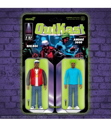 OutKast ReAction Figures Wave 01 OutKast (ATLiens) - Super7