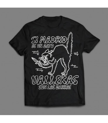 Camiseta Si Madrid es un gato, Vallekas son las garras - We Resist